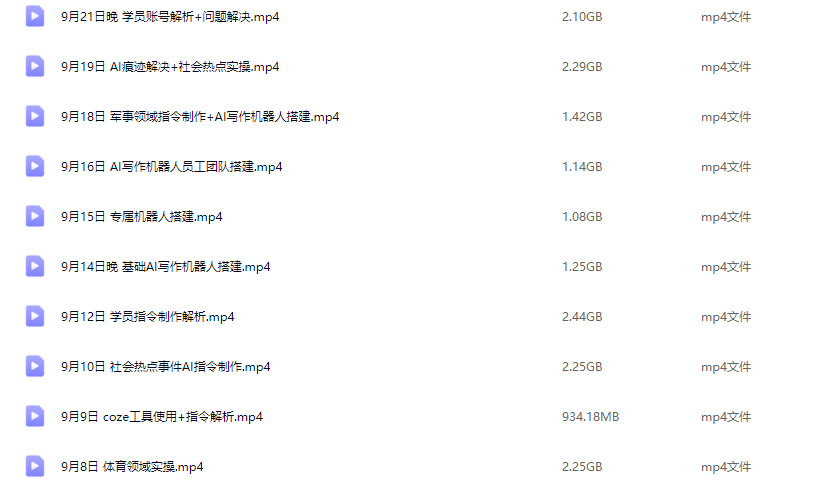 团队原创课程：2024年9月AI自媒体写作打卡训练营课程内容-AI创作学习-提示词应用-短视频玩法青花瓷AI学习网