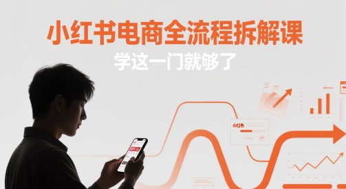 小红书电商全流程拆解课，学这一门就够了-AI创作学习-提示词应用-短视频玩法青花瓷AI学习网