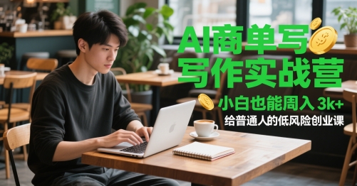 AI商单写作实战营，从0到1实操AI写作!【PDF文档】-AI创作学习-提示词应用-短视频玩法青花瓷AI学习网