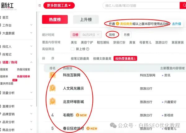 如何查找百度、抖音、微信、微博、小红书、知乎、B站、视频号、快手等7天内最热门话题及流量关键词有哪些 流量 SEO优化 经验心得 第17张 如何查找百度、抖音、微信、微博、小红书、知乎、B站、视频号、快手等7天内最热门话题及流量关键词有哪些 流量 SEO优化 经验心得 第17张
