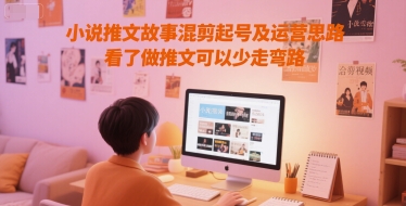 小说推文：故事混剪起号及运营思路-AI创作学习-提示词应用-短视频玩法青花瓷AI学习网