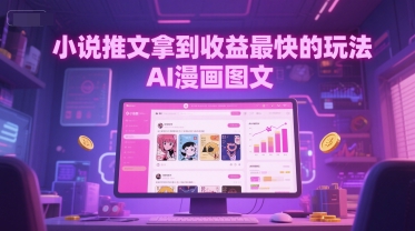 手把手教你做AI漫画图文进行小说推文，-AI创作学习-提示词应用-短视频玩法青花瓷AI学习网