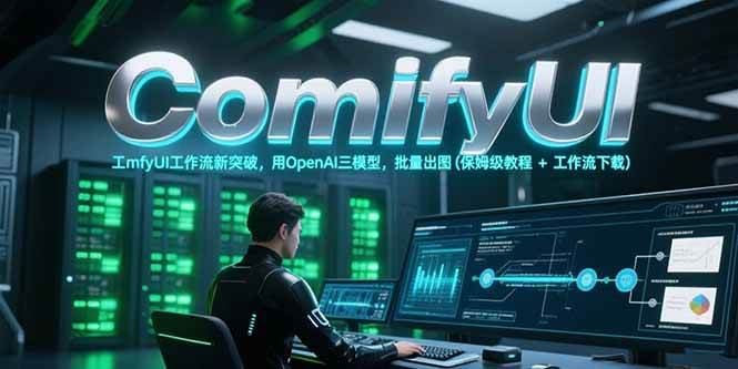 ComfyUI工作流新突破，用OpenAI三模型，批量出图(保姆级教程+工作流下载)-AI创作学习-提示词应用-短视频玩法青花瓷AI学习网