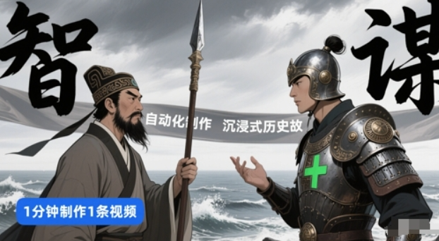用coze工作流一键生成：沉浸式历史故事-AI创作学习-提示词应用-短视频玩法青花瓷AI学习网