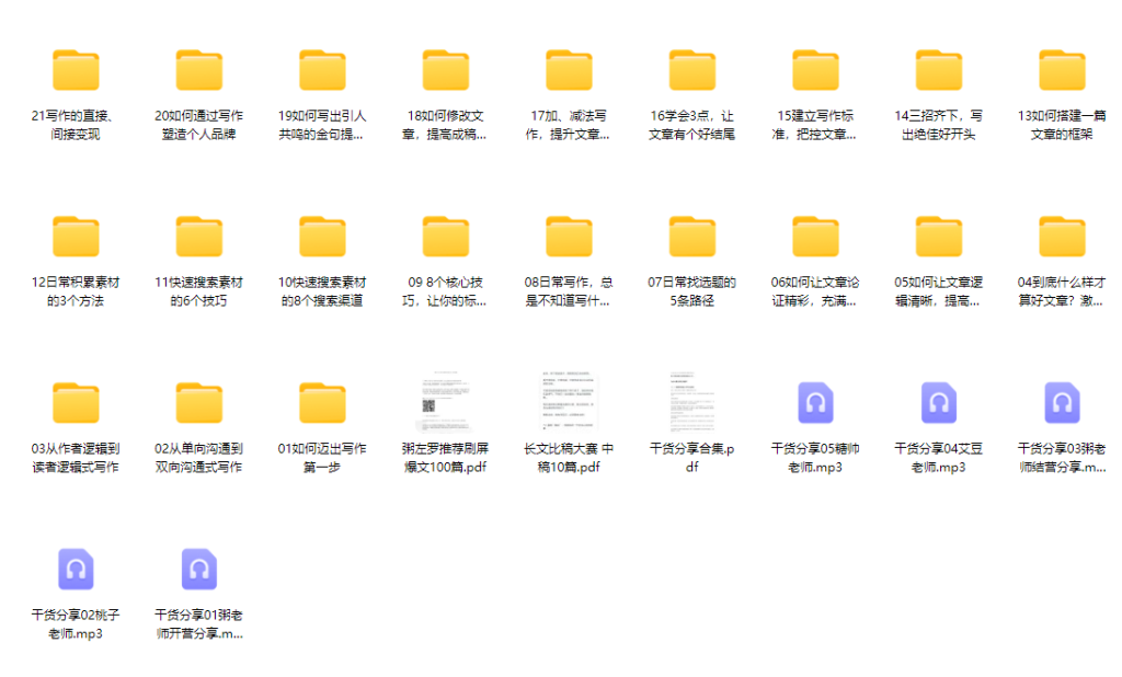 图片[2]-AI创作学习-提示词应用-短视频玩法21天写作训练营，​一站式解决难题，让你提笔就能写起来-AI创作学习-提示词应用-短视频玩法青花瓷AI学习网