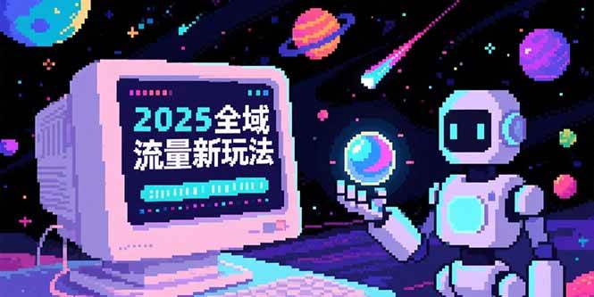 2025全域流量新玩法，O5A无潜入池方法论，基础逻辑+实战技巧全解析-AI创作学习-提示词应用-短视频玩法青花瓷AI学习网