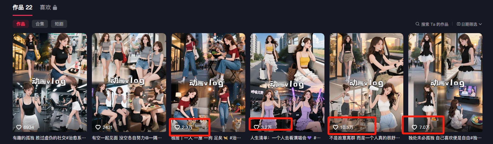 利用AI制作独居美女vlog短视频，零门槛轻松做爆款，22条作品涨粉33万-AI创作学习-提示词应用-短视频玩法青花瓷AI学习网