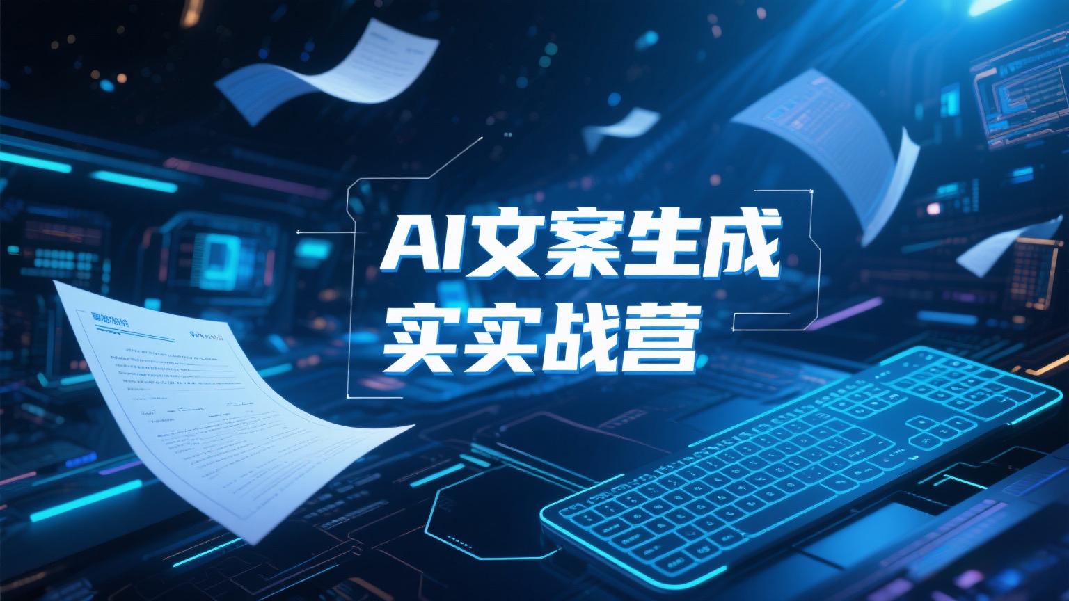 AI文案生成实战营：从灵感到成文的精准创作-AI创作学习-提示词应用-短视频玩法青花瓷AI学习网