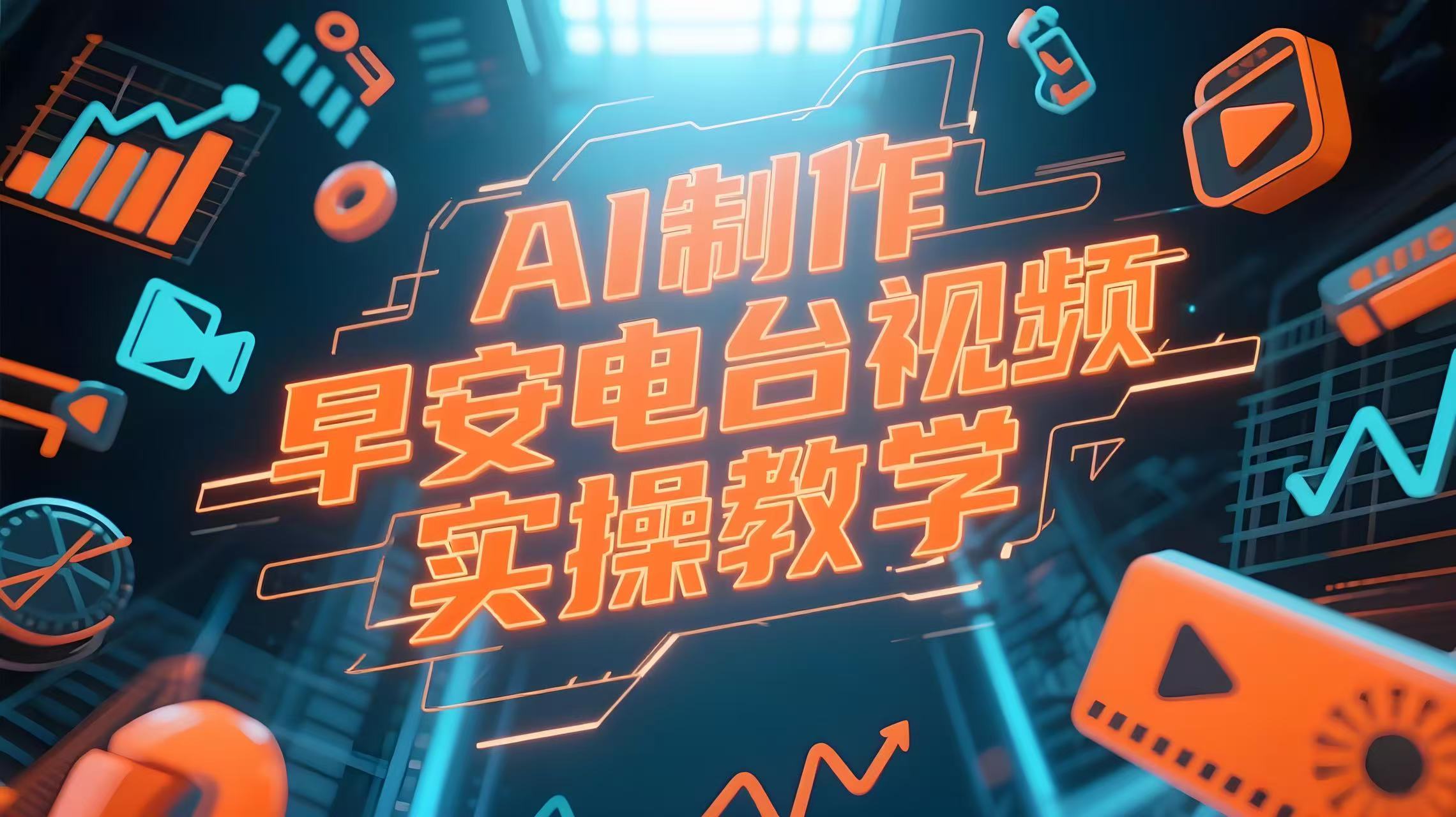 （评论可见）利用AI制作：早安电台视频，单日变现8张+，实操教学-AI创作学习-提示词应用-短视频玩法青花瓷AI学习网