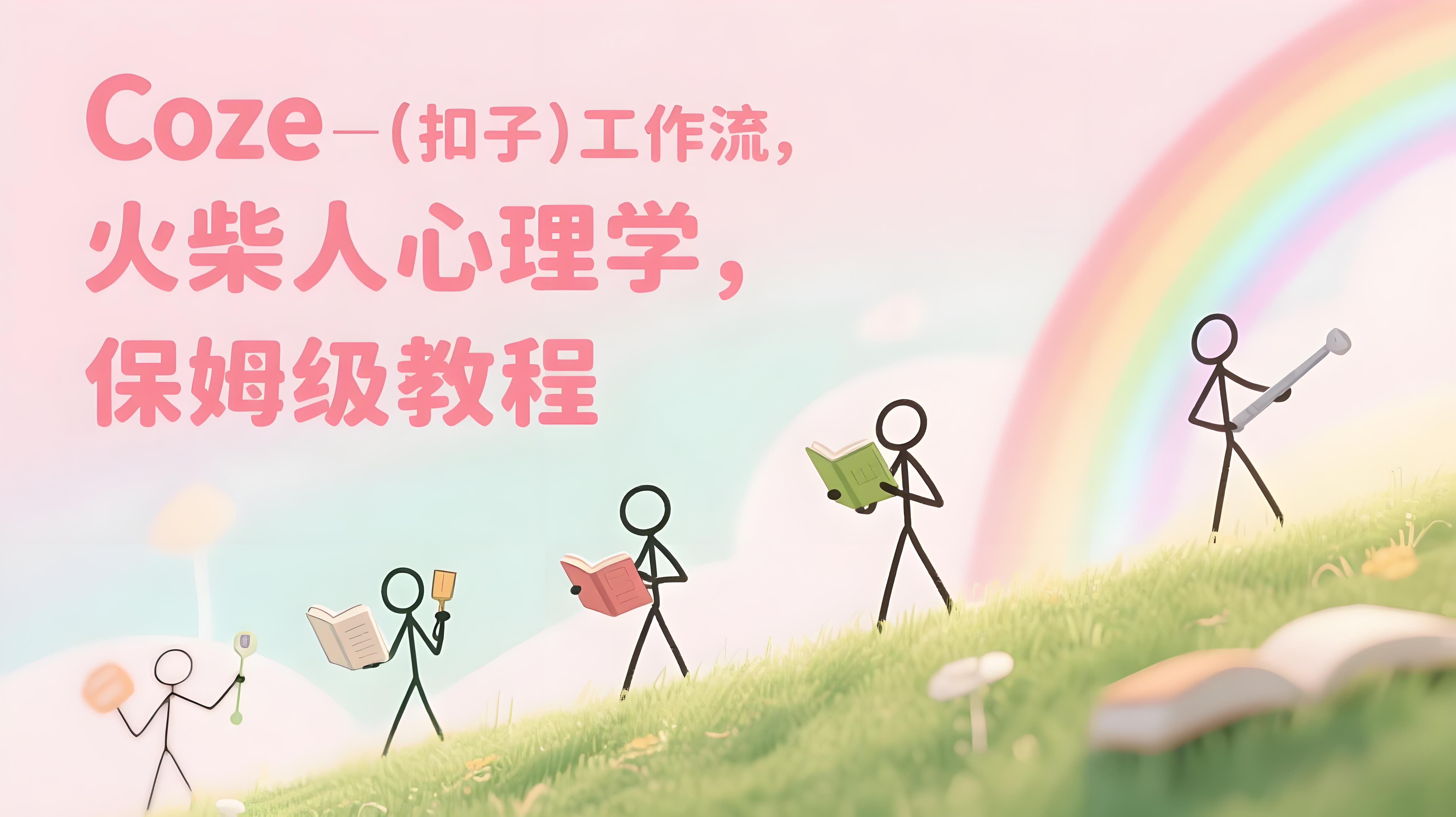 Coze扣子工作流：火柴人心理学，工作流+保姆级教程全解析-AI创作学习-提示词应用-短视频玩法青花瓷AI学习网