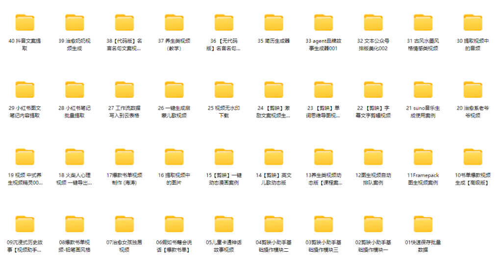 图片[2]-AI创作学习-提示词应用-短视频玩法100+个AI爆款短视频生成，coze智能体工作流，外面收费599-AI创作学习-提示词应用-短视频玩法青花瓷AI学习网