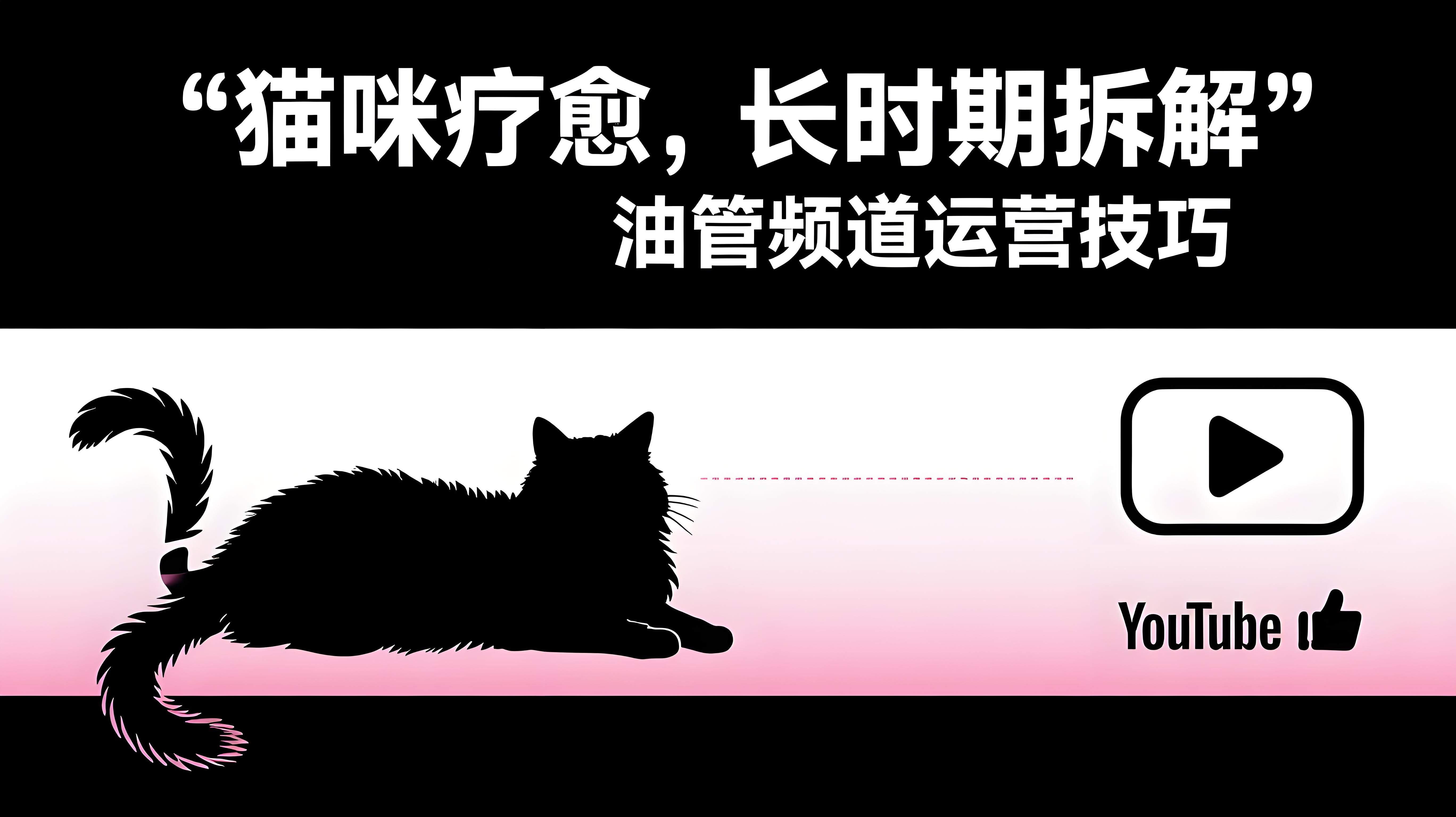 猫咪疗愈：长视频拆解 &油管频道运营技巧-AI创作学习-提示词应用-短视频玩法青花瓷AI学习网