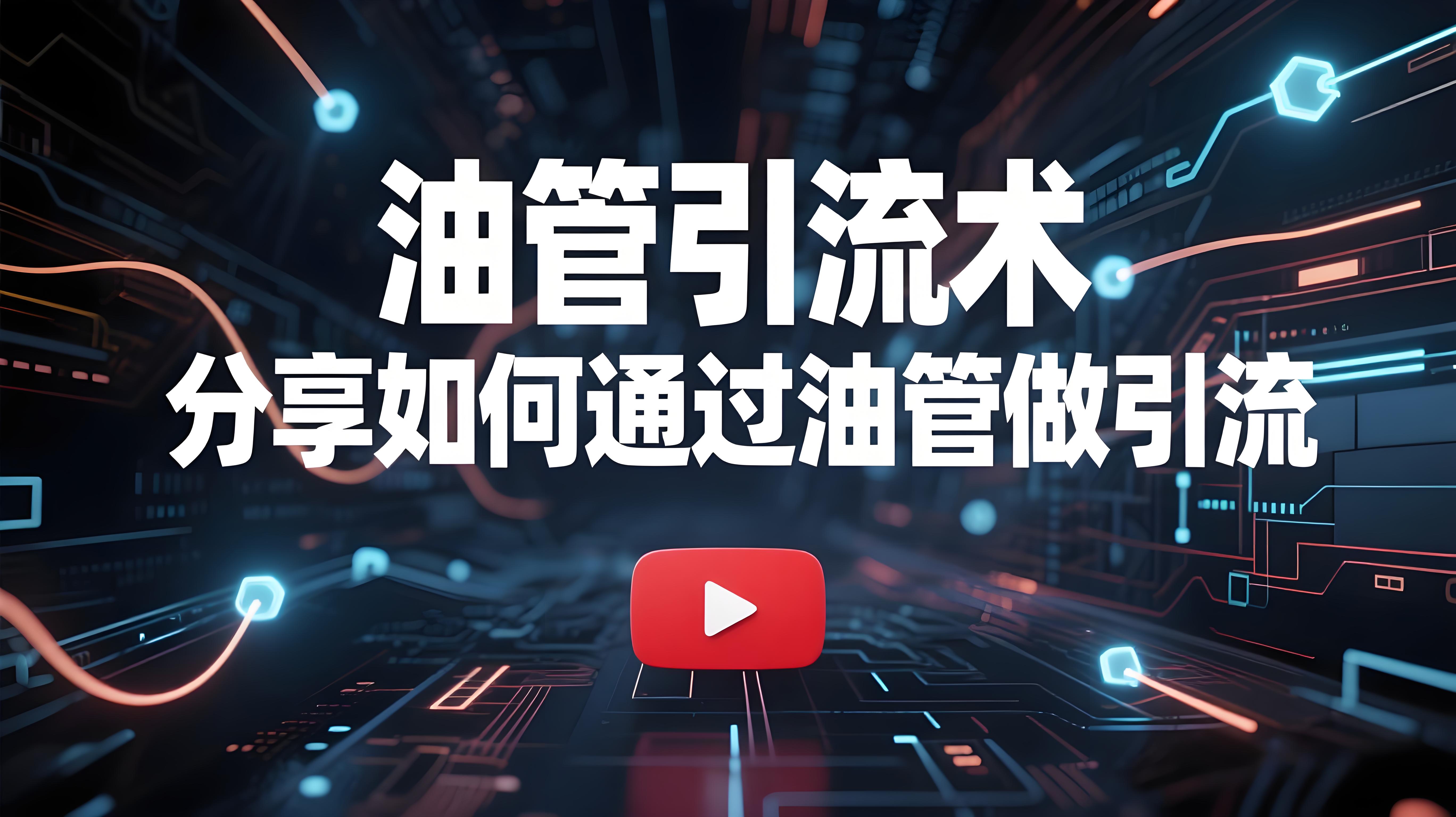 （评论可见）油管引流术，分享我是如何通过油管做引流的【适合引流资源网站】-AI创作学习-提示词应用-短视频玩法青花瓷AI学习网