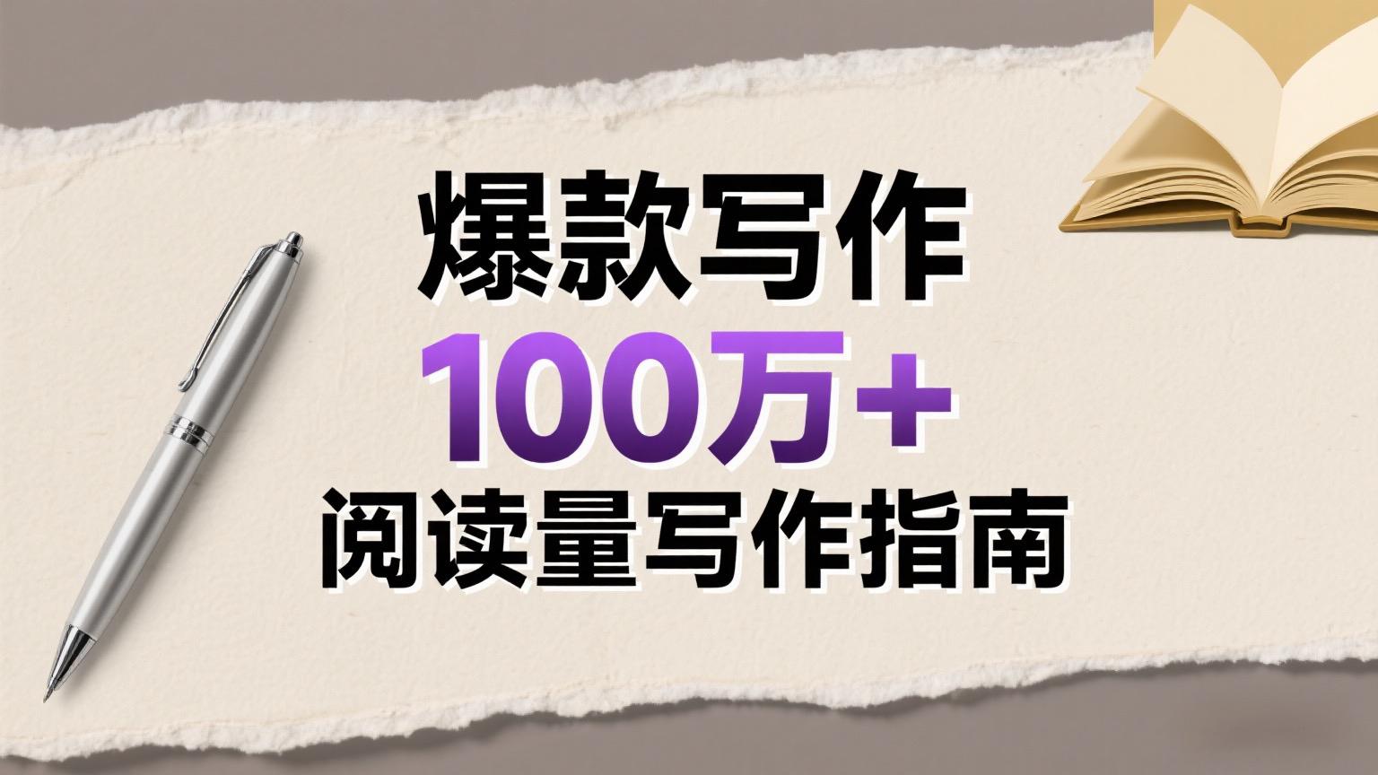《爆款写作》100万+阅读量爆文写作指南-AI创作学习-提示词应用-短视频玩法青花瓷AI学习网